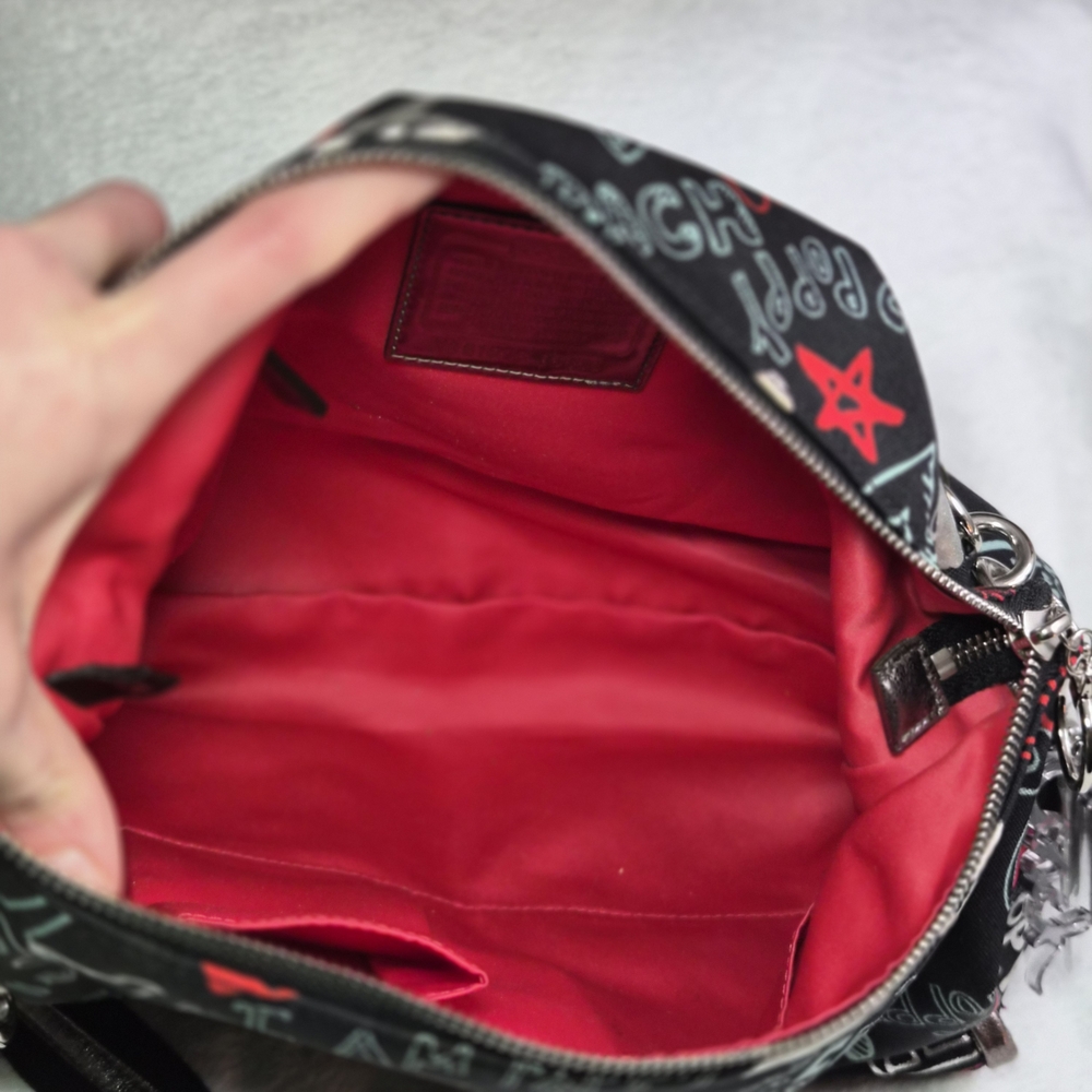 ✨ Rare Collector’s Coach Poppy Graffiti Hobo ✨ - Picture 16 of 17